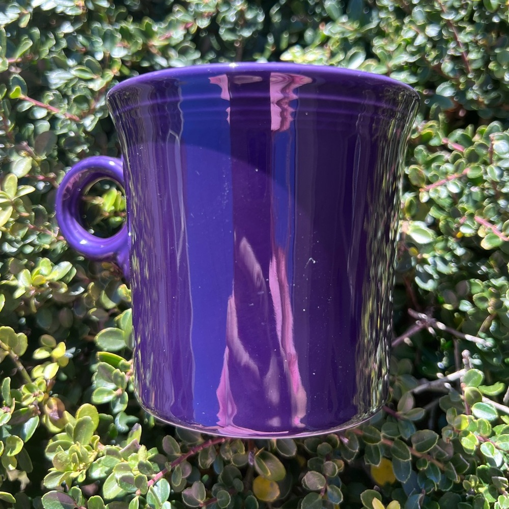 Fiesta Fiestaware Plum Purple Tom & Jerry Mug - Homer Laughlin USA - O Handle